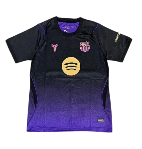 IVO professional soccer jersey in black and purple with team crest, sponsor logo, and moisture-wicking fabric.