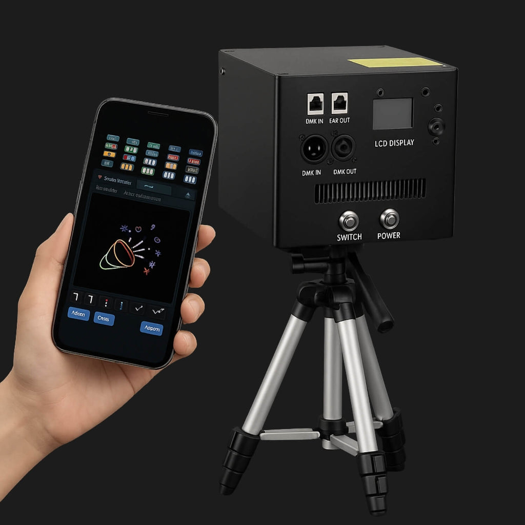 A8 App DMX Laser Light Show Projector 2W 3W 5W RGB for DJs